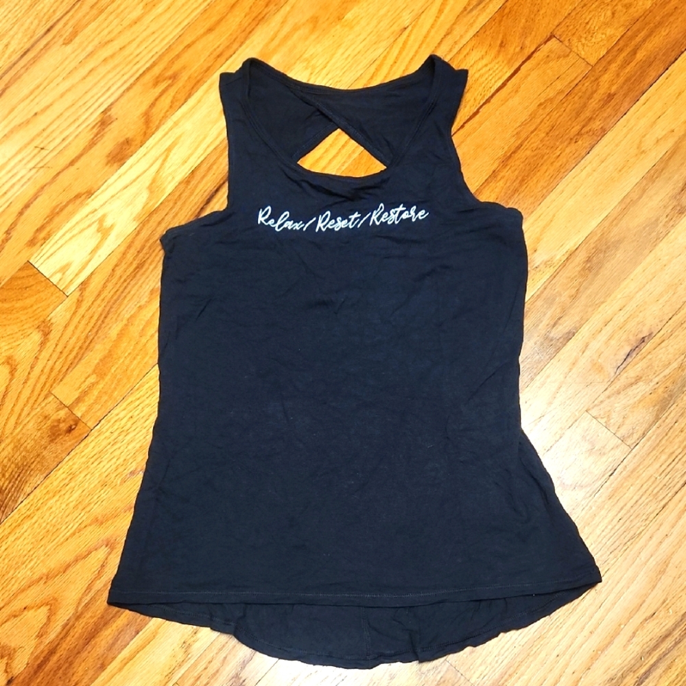 Black Sleeveless Women's Workout Top XS, VGUC